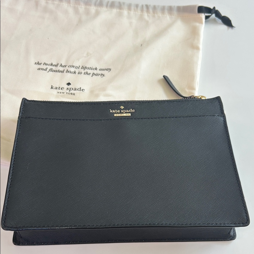 Kate Spade Black Leather Crossbody